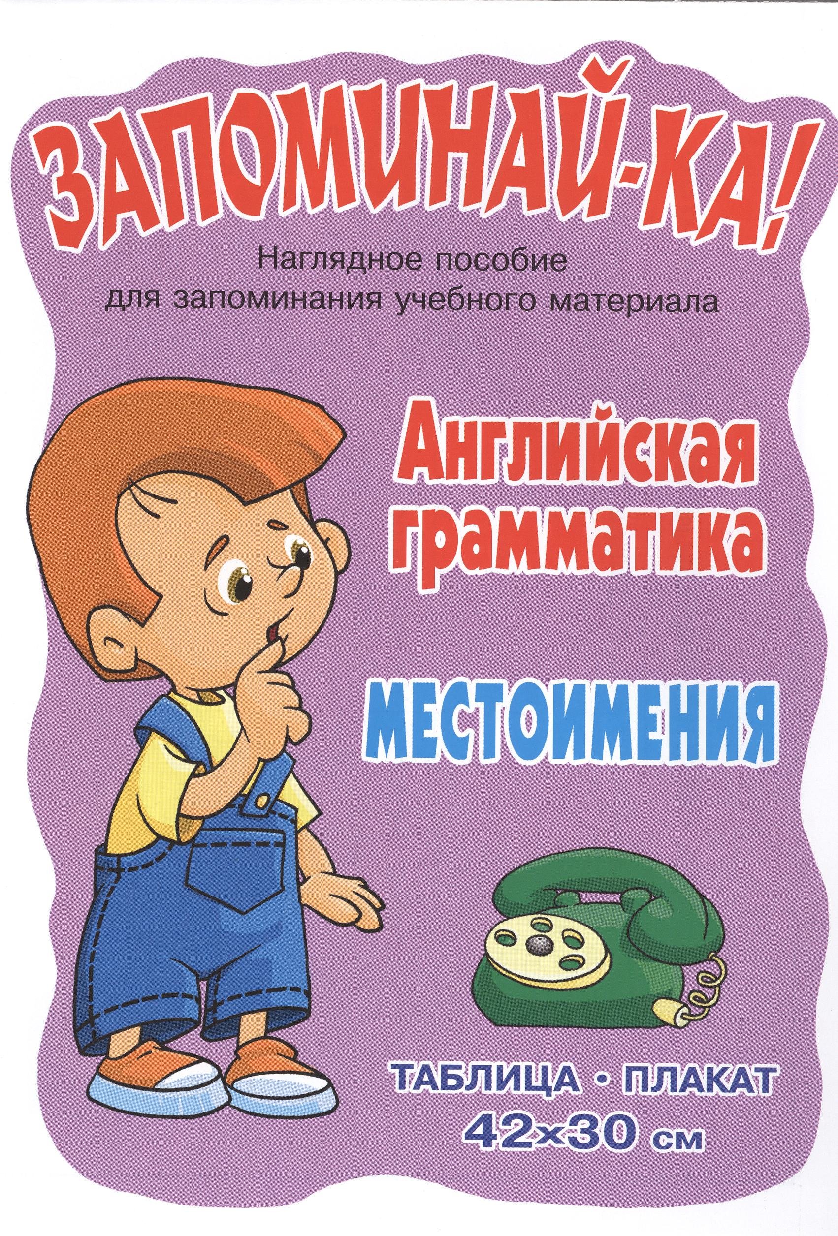 Английская грамматика. Местоимения. Наглядное пособие для запоминания учебного материала
Английская грамматика. Местоимения. Наглядное пособие для запоминания учебного материала