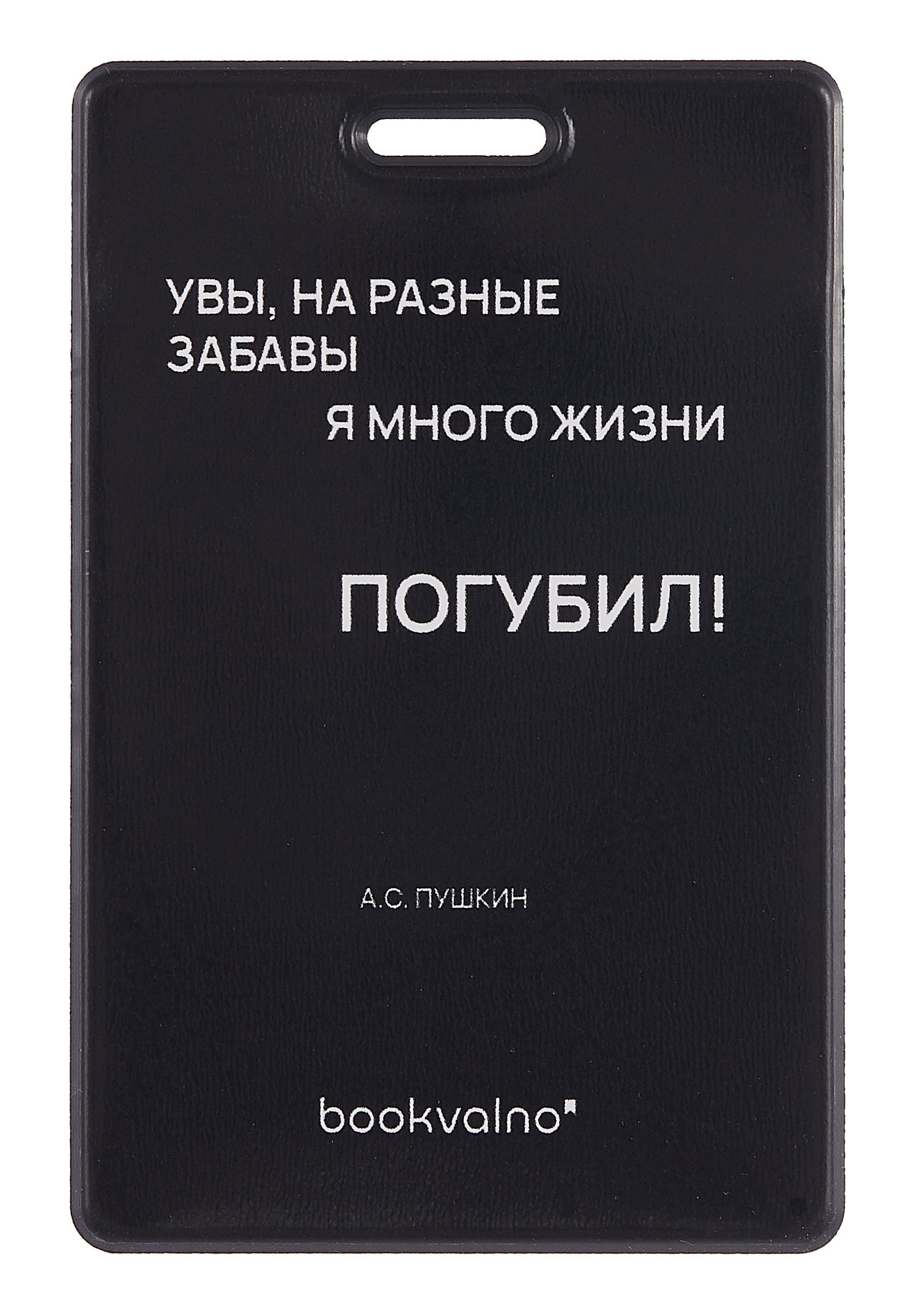 Чехол для карточек вертикальный Увы, на разные забавы я много жизни погубил! (черный) (ДК2024-482)
Чехол для карточек вертикальный Увы, на разные забавы я много жизни погубил! (черный) (ДК2024-482)