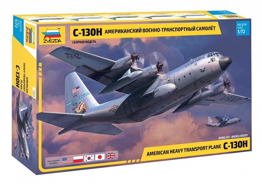 Сборная модель ЗВЕЗДА Американский военно-транспортный самолет С-130Н (1/72) (L=41,4см) 7321
Сборная модель ЗВЕЗДА Американский военно-транспортный самолет С-130Н (1/72) (L=41,4см) 7321