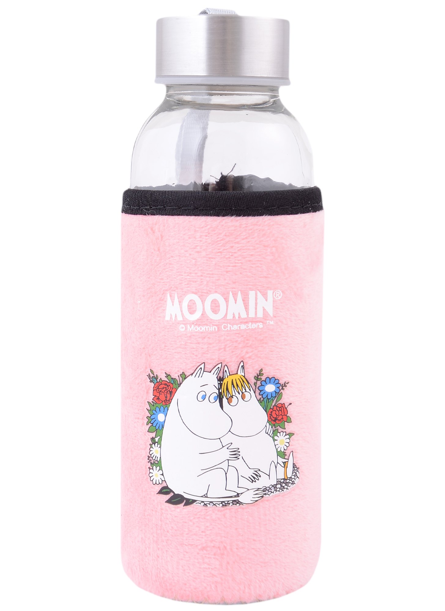 Бутылка в чехле велюр MOOMIN Муми-тролль и Фрекен Снорк сидят в цветах (стекло) (300мл)
Бутылка в чехле велюр MOOMIN Муми-тролль и Фрекен Снорк сидят в цветах (стекло) (300мл)