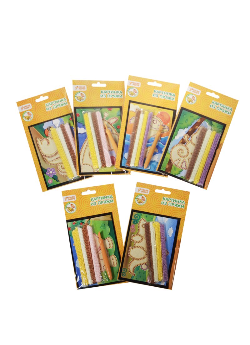 Набор д/творч. Картинка из пряжи (95245) (картинка-гравюра+штихель+нити пряжи/4шт) (Color Puppy) (в ассорт.) (5+) (упаковка)
Набор д/творч. Картинка из пряжи (95245) (картинка-гравюра+штихель+нити пряжи/4шт) (Color Puppy) (в ассорт.) (5+) (упаковка)