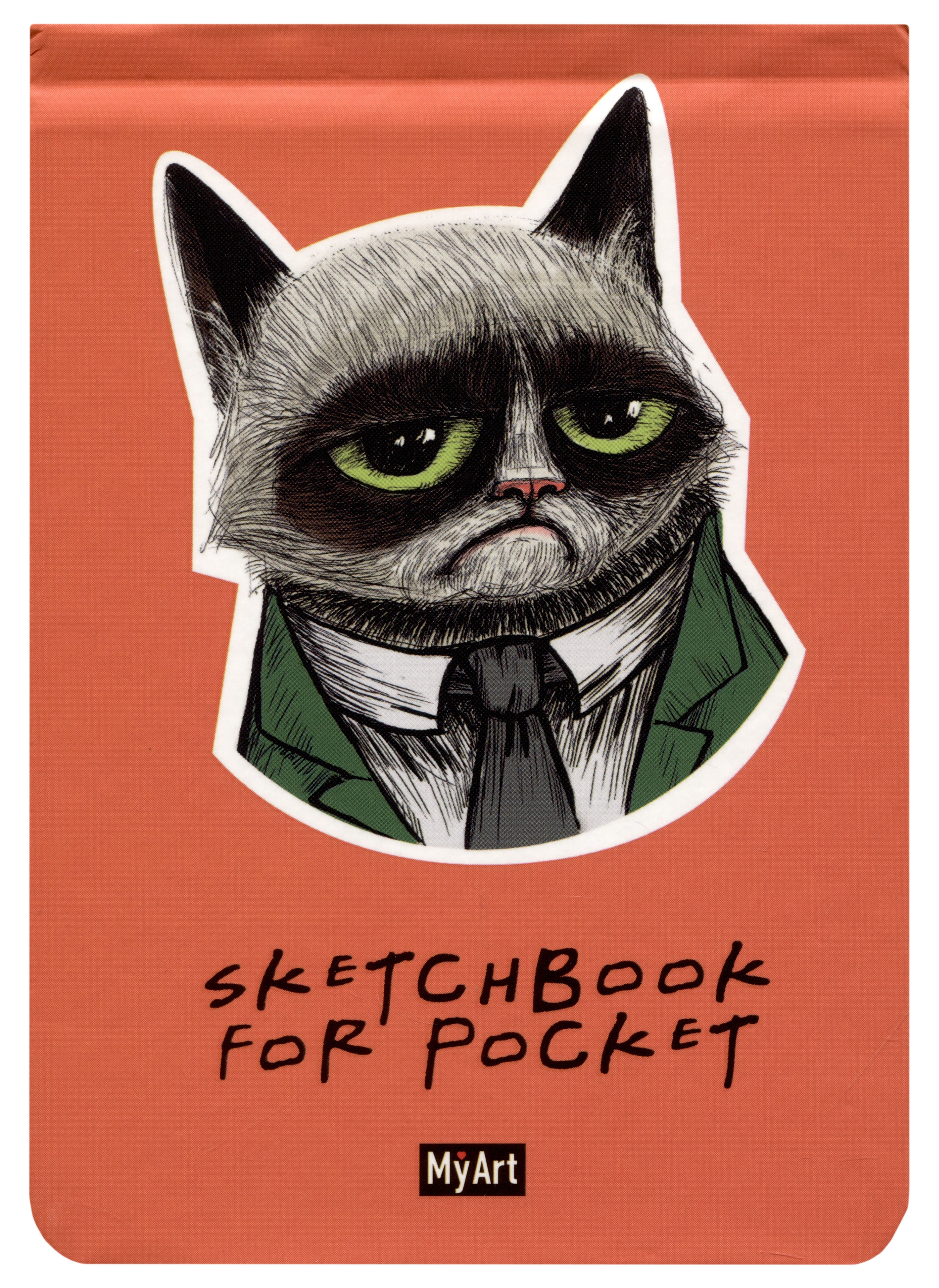 Скетчбук А6 48л "Sketchbook for Pocket. Грустный котик" 120г/м2, резинка, тв.обложка
Скетчбук А6 48л "Sketchbook for Pocket. Грустный котик" 120г/м2, резинка, тв.обложка