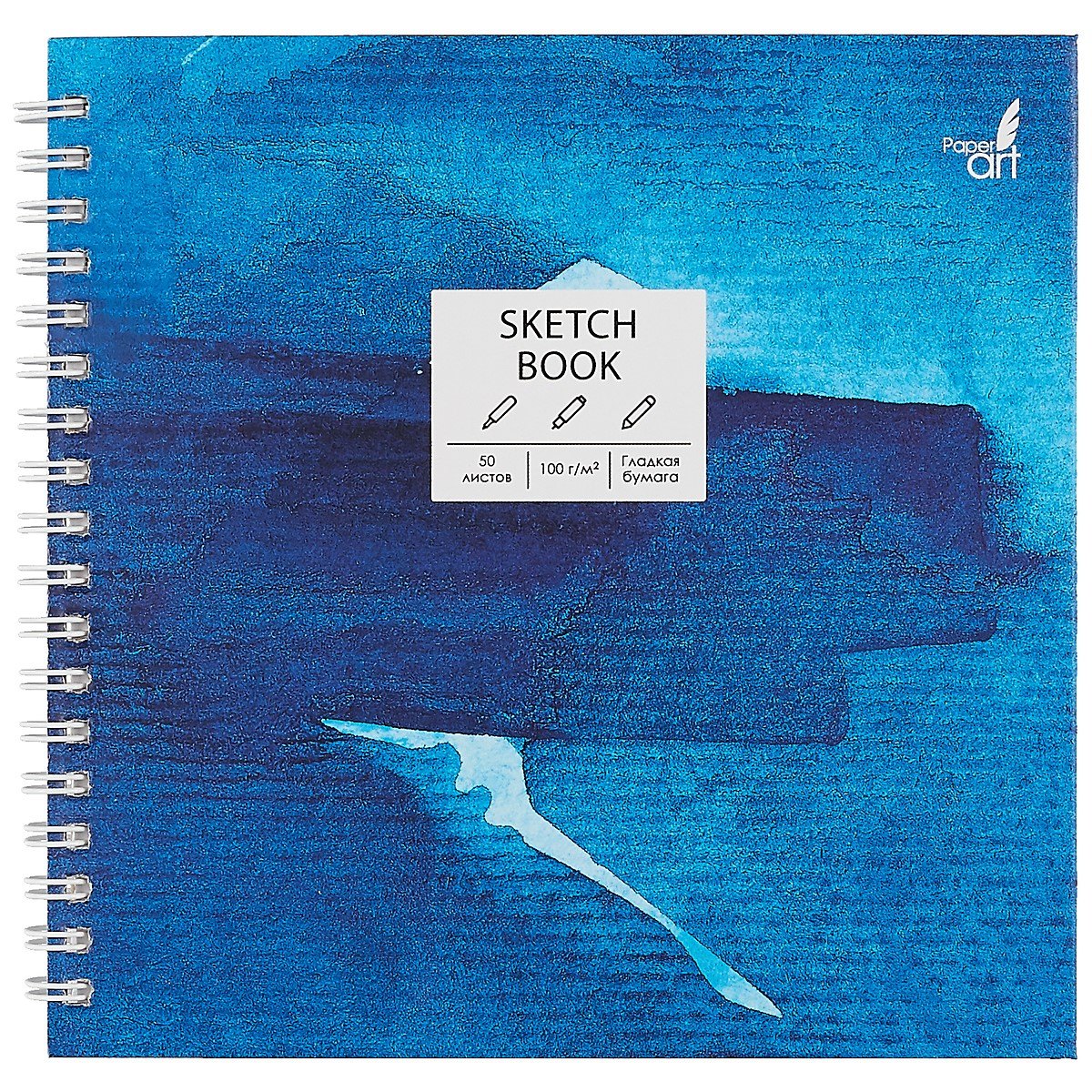 Скетчбук 165*165 50л "SKETCHBOOK. Синий стиль" белый офсет, нелинованн., 100г/м2, тв.обложка, евроспираль
Скетчбук 165*165 50л "SKETCHBOOK. Синий стиль" белый офсет, нелинованн., 100г/м2, тв.обложка, евроспираль