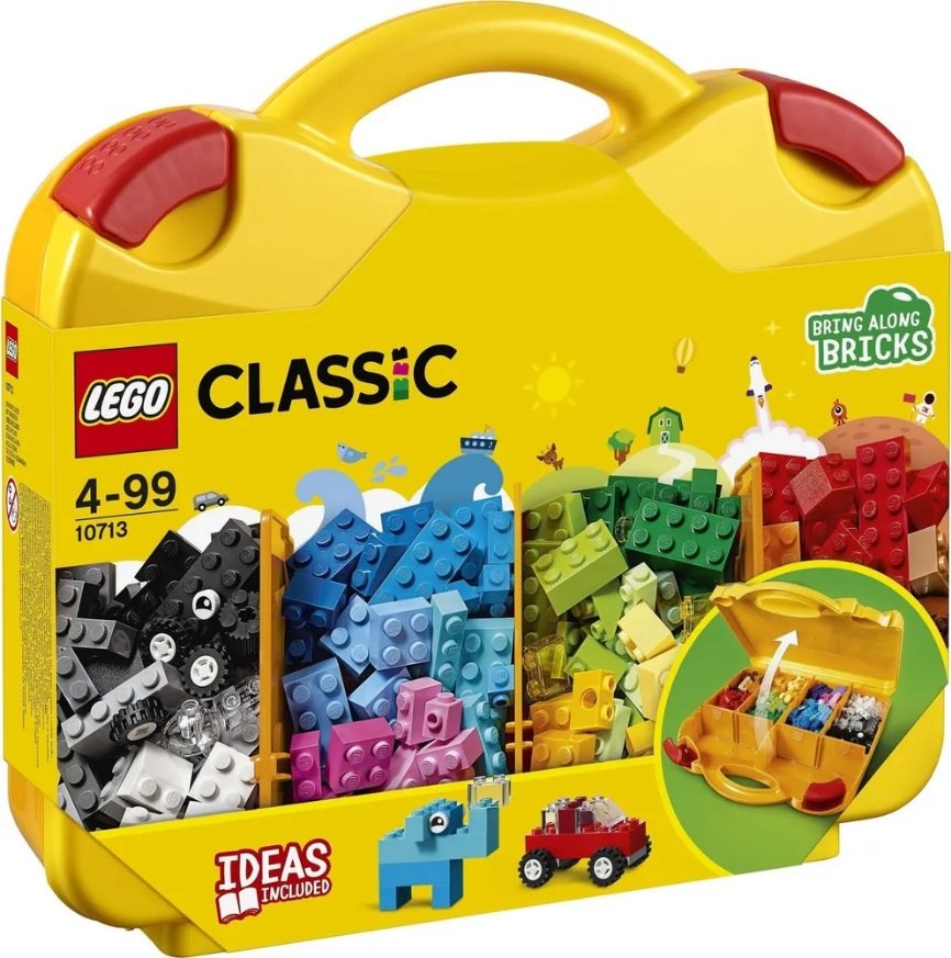 Конструктор детский LEGO Classic. Чемоданчик для творчества и конструирования (213 деталей)
Конструктор детский LEGO Classic. Чемоданчик для творчества и конструирования (213 деталей)