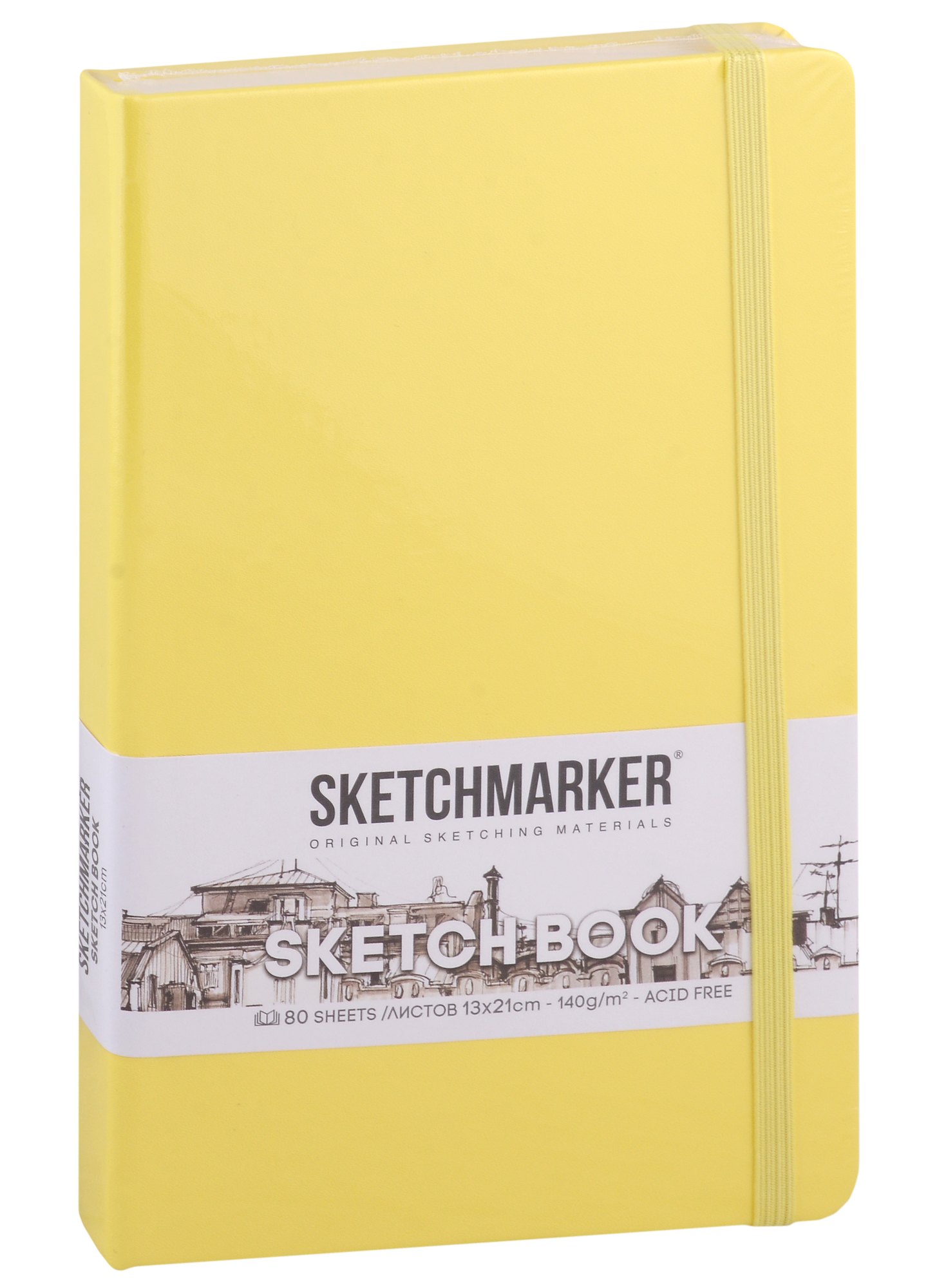 Скетчбук 13*21 80л "Sketchmarker" лимонный, нелинованн. 140г/м2, слоновая кость, тв.обл.
Скетчбук 13*21 80л "Sketchmarker" лимонный, нелинованн. 140г/м2, слоновая кость, тв.обл.
