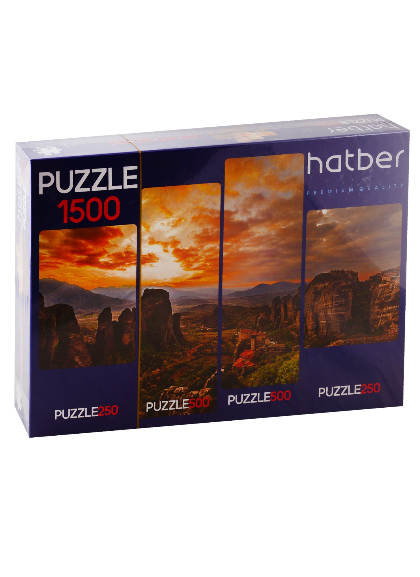 Пазл HATBER Premium 250+500+500+250 элментов 4 картинки в 1 коробке-Закат в горах
Пазл HATBER Premium 250+500+500+250 элментов 4 картинки в 1 коробке-Закат в горах