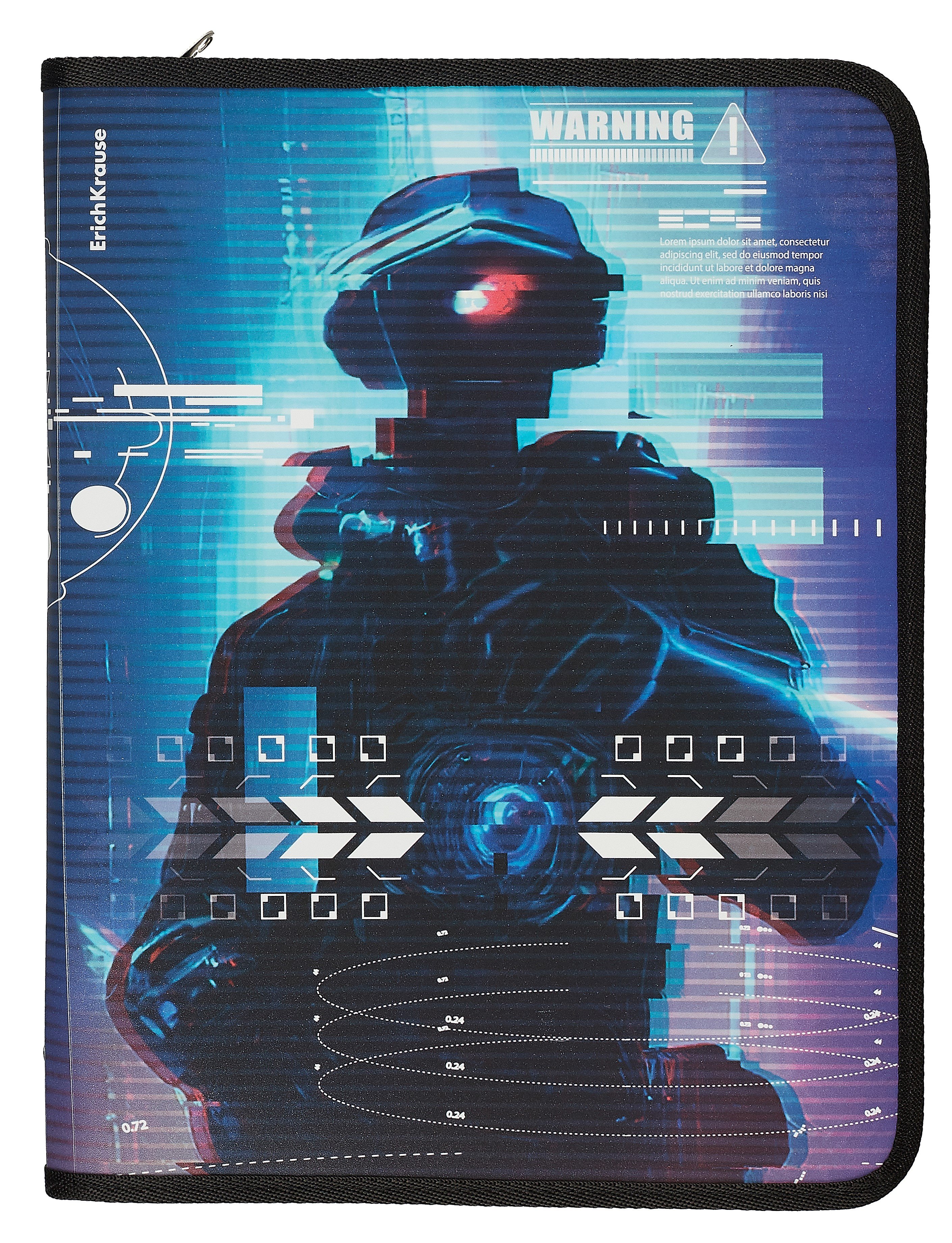 Папка для тетрадей A4+ "Cyber Game" молния с трех сторон, пластик, Erich Krause 
Папка для тетрадей A4+ "Cyber Game" молния с трех сторон, пластик, Erich Krause