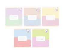 Купить Тетрадь в косую линейку Listoff, "Моя тетрадь (Универсальная плашка)", 12 листов, в ассортименте — Фото №1