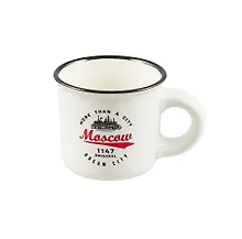 Купить Кружка Москва. Эмблема (фарфор.мал.матовая) (белая) (065-9-M-19-27-W) — Фото №1