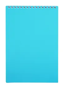 Купить Блокнот А5 80л кл. "NEWtone PASTEL Незабудка" офсет 80г/м2, пласт.обл., гребень — Фото №1