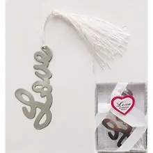 Купить Декоративная закладка для книг "Любовь", 8,5х4 см., нержавеющая сталь — Фото №1