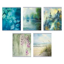 Купить Тетрадь 48 листов в клетку "Живописная тетрадь", в ассортименте — Фото №1