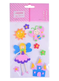 Купить Наклейки объемные deVENTE Фея (фоамиран) (110х180 мм.) (3+) (8002910) (deVente) (упаковка) — Фото №1