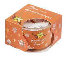 Купить Свеча ароматическая в подарочной упаковке Ваниль (12-7516-4L) — Фото №1