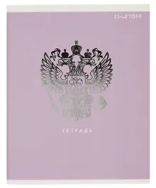 Купить Тетрадь в клетку Listoff, "Герб", 96 листов, в ассортименте — Фото №1