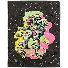 Купить Тетрадь в клетку Academy Style, "Космос неон", 48 листов, в ассортименте — Фото №1