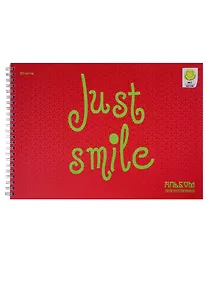 Купить Альбом для рисования Unnika, Just smile, А4, 30 листов, на гребне — Фото №1
