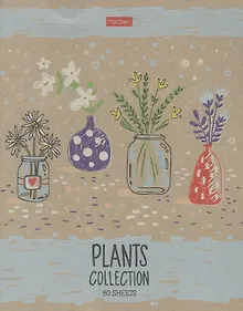 Купить Тетрадь в клетку Hatber, "Ботаника", 80 листов, в ассортименте — Фото №1