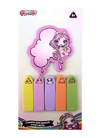 Купить Блоки для записей самоклеящиеся 06шт*20л "Poopsie" подвес, инд.уп. — Фото №1