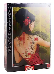 Купить Пазл Educa 500 деталей Девушка с веером — Фото №1