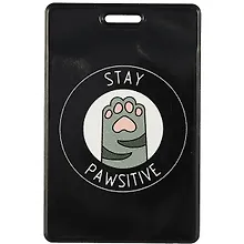 Купить Чехол для карточек Stay pawsitive (лапка) (ДГ2021-291) — Фото №1