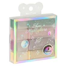Купить Текстовыделители 4 цвета "Shiny" — Фото №1