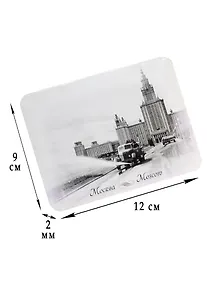 Купить Магнитная открытка Москва Ретро МГУ машина (МОРМск-03) — Фото №1