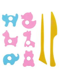 Купить Набор формочек для лепки Животные, 8 элементов — Фото №1