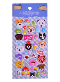 Купить Наклейки зефирные Party Зверушки(Yls-005)(9,5*20.5) — Фото №1