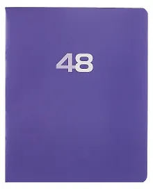 Купить Тетрадь 48л кл. "Классическая серия. Аметист" мел.картон, метал.пантон — Фото №1