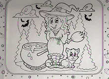 Купить Чудесный чемоданчик. Раскраска. Маленькая волшебница — Фото №1