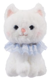 Купить Мягкая игрушка Котик с воротником (белый) (23см) (12-81223-202604_11) — Фото №1