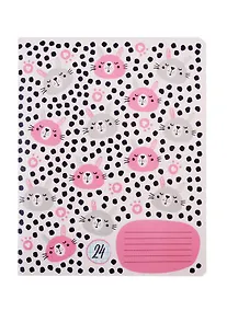 Купить Тетрадь в клетку Academy Style, "Животные в горошек", 24 листа, в ассортименте — Фото №1