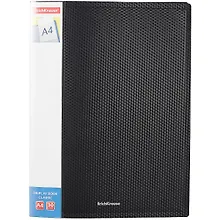 Купить Папка 30ф А4 "Diamond Original" пластик, карман на корешке, черный, Erich Krause — Фото №1