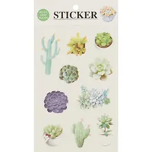 Купить Наклейки бумажные Цветы, 19*10, (6 листов) — Фото №1