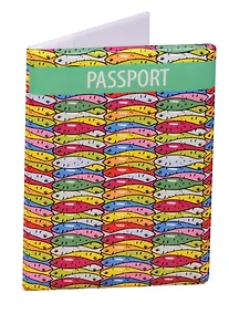 Купить Обложка для паспорта The United States of Fish (рыбы) (ПВХ бокс) — Фото №1