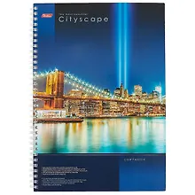 Купить Тетрадь в клетку Hatber, CityScape, А4, 100 листов — Фото №1