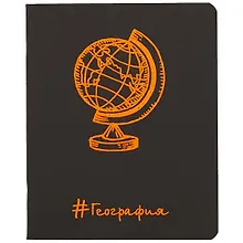 Купить Тетрадь предметная в клетку Paper Art, "Неоновые акценты. География", 48 листов — Фото №1