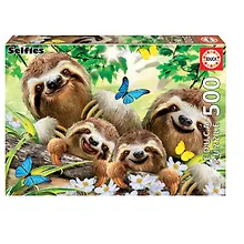 Купить Пазл Educa 500 деталей - Семейное селфи ленивцев — Фото №1