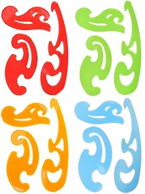 Купить Лекала 3 штуки, пластик — Фото №1