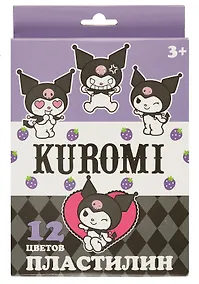 Купить Пластилин 12 цветов 240г "Kuromi" — Фото №1