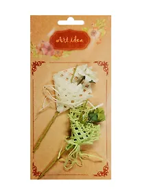 Купить Набор бутоньерок хризантемы в рожке (2шт) (08200) (14-00417-08200) — Фото №1