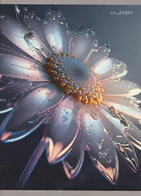 Купить Тетрадь в клетку Listoff, "Фантастические цветы", А4, 96 листов — Фото №1