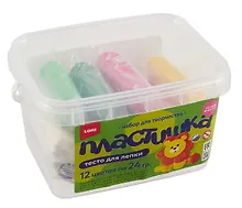 Купить Набор для творчества LORI. Тесто для лепки "Пластишка" — Фото №1