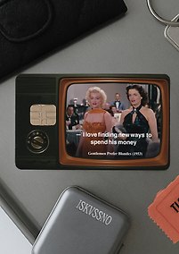 Купить Наклейка матовая на банковскую карту ISKVSSNO "His money" — Фото №1