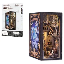 Купить RK02 Конструктор интерьерный – сборный домик CuteBee - Комната отдыха "Туманность", 350 деталей (материалы: дерево, картон, пластик, металл), со световыми эффектами (подсветка интерьера), с питанием от 2хААА батареек (не включены), серия DIY, возраст 14+ — Фото №1