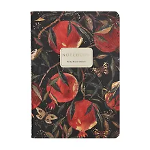 Купить Записная книжка «Flora. Гранат» А6, 32 листа в линейку, скрепка, Bruno Visconti — Фото №1