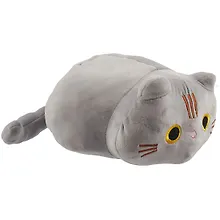 Купить Мягкая игрушка Котик серый (28х17) (12-1438-SP11-2) — Фото №1