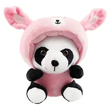 Купить Мягкая игрушка Панда Кигуруми (кролик) (текстиль) (20 см) (12-Yangzhou zhouyu-001) — Фото №1