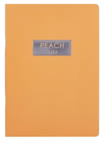 Купить Тетрадь А4 48л кл. "Peach Fuzz" скрепка, мел.картон, выб.лак, печ.пантон, ламинация soft touch, тиснение фольгой — Фото №1